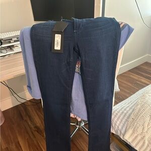 PAIGE Dark Indigo Skinny Jeans